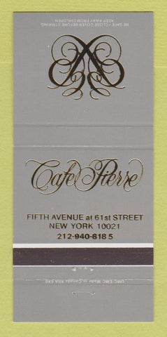 Matchbook Cover - Cafe Pierre New York City 30 Strike