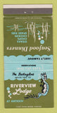 Matchbook Cover - Riverview Lodge Antioch CA WEAR 30 Strike
