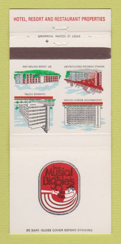 Matchbook Cover - Stan Musial Biggie's St Louis MO Cardinals Baseball 30 Strike