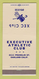 Matchbook Cover - Exchange Athletic Club Oakland CA 30 Strike