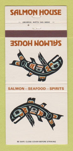 Matchbook Cover - Salmon House San Diego CA Tacoma WA 30 Strike