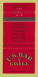 Matchbook Cover - U Sbar Y Grill Atlanta GA Mexican Food 30 Strike