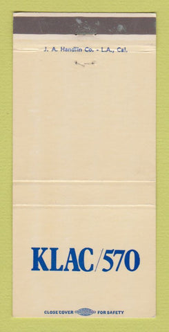 Matchbook Cover - KLAC 570 Radio 30 Strike