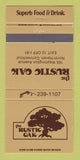 Matchbook Cover - Rustic Oak North Haven CT 30 Strike
