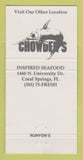 Matchbook Cover - Runyon's Restaurant Coral Springs FL 30 Strike