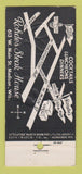 Matchbook Cover - Rohde's Restaurant Madison WI 21 Strike Feature
