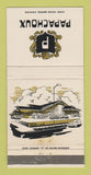 Matchbook Cover - Papachoux Los Angeles CA Restaurant 30 Strike