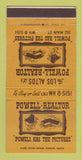 Matchbook Cover - Powell Real Estate Los Altos CA 30 Strike