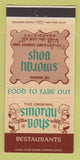 Matchbook Cover Smorgy Boys Restaurants Roseville Chico Sacramento CA 30 Strike