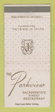 Matchbook Cover - Parkview Restaurant Sacramento CA WEAR 30 Strike