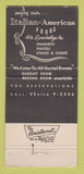 Matchbook Cover - Schiavi's Restaurant Detroit MI WEAR 30 Strike