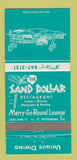 Matchbook Cover - Sand Dollar Restaurant St Petersburg FL 30 Strike