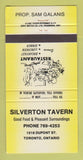 Matchbook Cover - Silverton Tavern Toronto ON WEAR 30 Strike