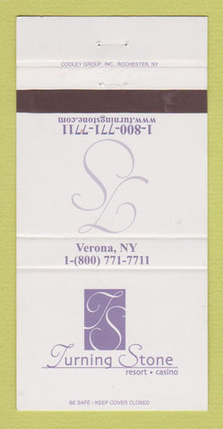 Matchbook Cover - Turning Stone Resort Casino Verona NY 30 Strike