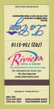 Matchbook Cover - La Cage Riviera Hotel Casino Las Vegas NV 30 Strike