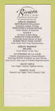 Matchbook Cover - La Cage Riviera Hotel Casino Las Vegas NV 30 Strike
