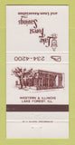 Matchbook Cover - Lake Forest Savings and Loan Lake Forest IL 30 Strike