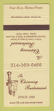 Matchbook Cover - Chimney Restaurant Dallas TX 30 Strike