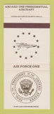 Matchbook Cover - Air Force One President's Place USA 30 Strike