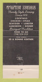 Matchbook Cover - Twin Inns Restaurant Carlsbad CA WEAR 30 Strike