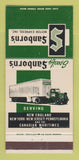 Matchbook Cover - Sanborn's Motor Express Trucking 30 Strike