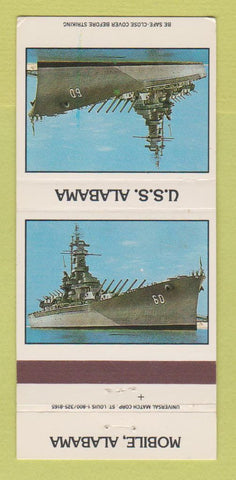 Matchbook Cover - US Alabama Mobile AL 30 Strike