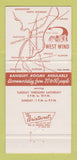 Matchbook Cover - West Wind Restaurant Seekonk MA 30 Strike