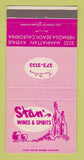 Matchbook Cover - Stan's Wine Spirits Liquor Hermosa Beach CA 30 Strike