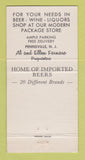 Matchbook Cover - Al & Ellen Fornaro Liquor Pennsville NJ WEAR 30 Strike