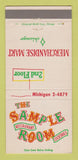 Matchbook Cover - Sample Room Restaurant Chicago IL Merchandise Mart 30 Strike