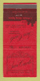 Matchbook Cover - San Carlo Restaurant Lyndhurst NJ 30 Strike