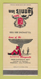 Matchbook Cover - Lanni's Inn Reseda CA 30 Strike