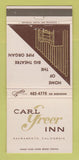 Matchbook Cover - Carl Greer Inn Sacramento CA 30 Strike