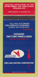 Matchbook Cover - Drilcon Drilling Control Corp Long Beach CA 30 Strike