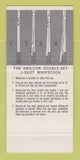 Matchbook Cover - Drilcon Drilling Control Corp Long Beach CA 30 Strike