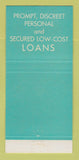Matchbook Cover - Whirlpool Employees Credit Union  30 Strike
