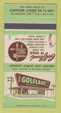 Matchbook Cover - Golfland golf Waterdown ON 30 Strike