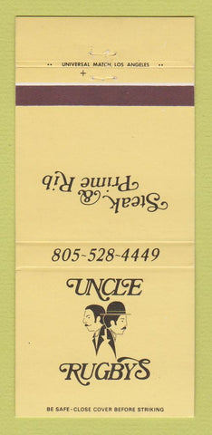 Matchbook Cover - Uncle Rugbys Restaurant Los Osos CA 30 Strike