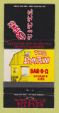 Matchbook Cover - Stan's Barn BBQ Thunder Bay ON WEAR 30 Strike