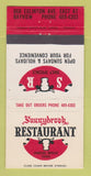 Matchbook Cover - Sunnybrook Restaurant Bayview ON 30 Strike