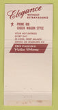 Matchbook Cover - Royale Buffet Mountain View CA Kings Table San Jose 30 Strike