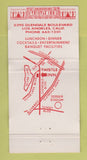 Matchbook Cover - Thistle Inn Los Angeles CA WORN 30 Strike