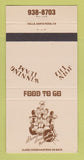 Matchbook Cover - Sharrell's Sonoma Bowling Restaurant CA 30 Strike