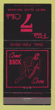 Matchbook Cover - Pete's 7 Club West Elko NV girlie 30 Strike