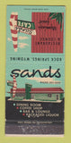 Matchbook Cover - Sands Cafe Restaurant Rock Springs WY 30 Strike