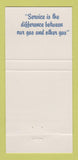 Matchbook Cover - Mark Heard Fuel Propane gas Cummings Dahlonega GA 30 Strike