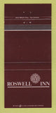 Matchbook Cover - Roswell Inn NM  30 Strike