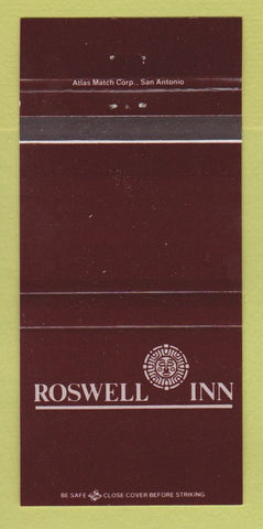 Matchbook Cover - Roswell Inn NM  30 Strike