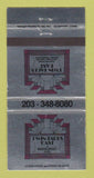 Matchbook Cover - Twin Faces East Restaurant Darien CT 30 Strike
