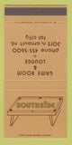 Matchbook Cover - Southside Game Room New Orleans LA Billiards 30 Strike